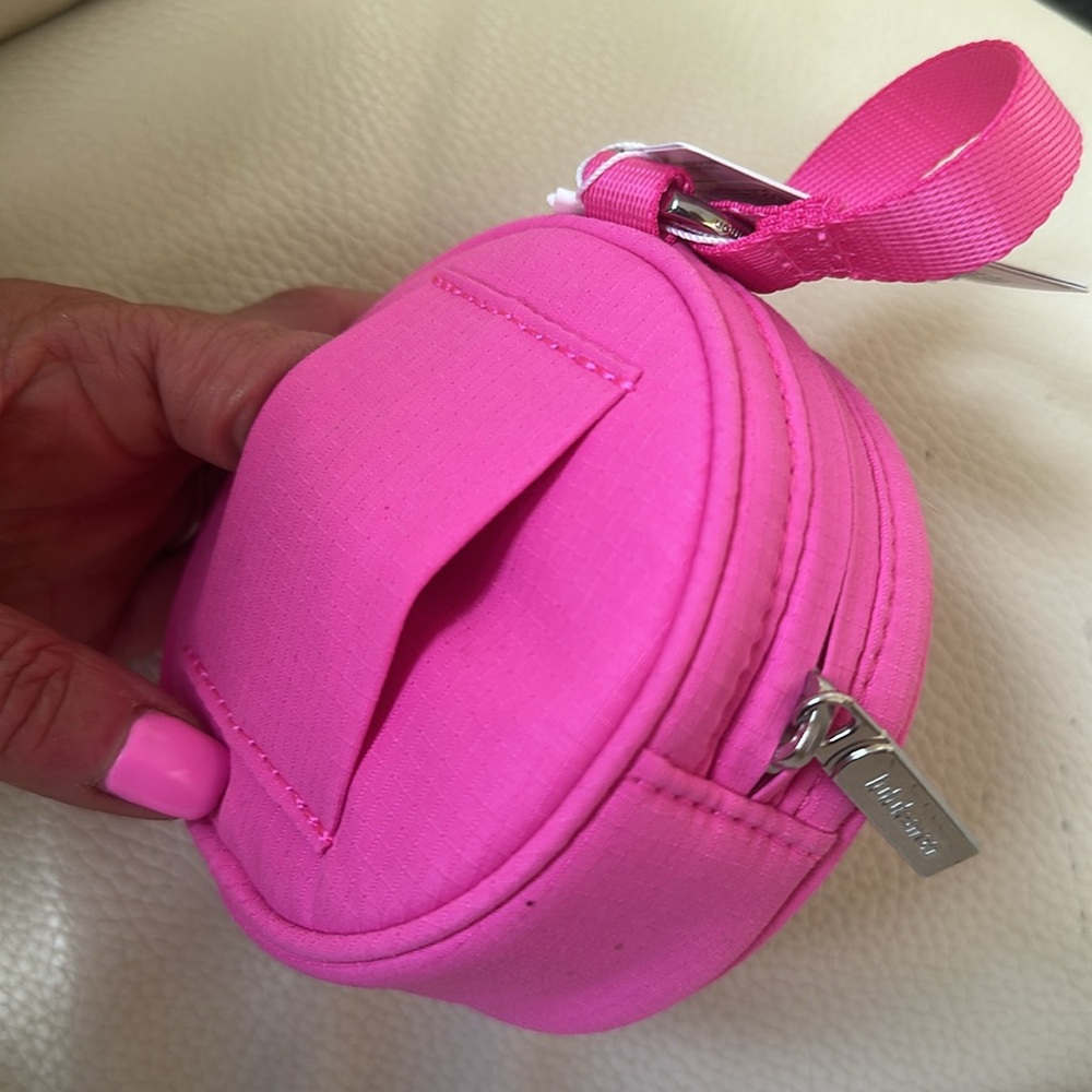 Lululemon Logo Pouch NWT Attach to belt, belt loop, bag, or backpack PINK - Picture 8 of 11